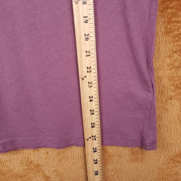 OFFICINE GENERALE Mens Shirt Small Plum Pullover Crew Pocket Tee $170 - Picture 6 of 7